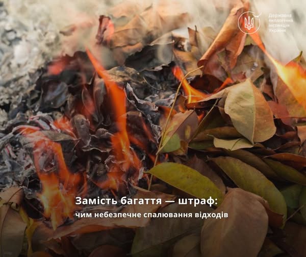 Осінь – час подбати про чисте повітря!
Замість багаття – штраф: чим небезпечне спалювання відходів