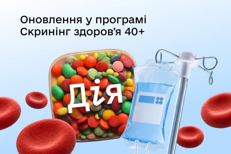 Скринінг здоров’я 40+: оновлення у програмі