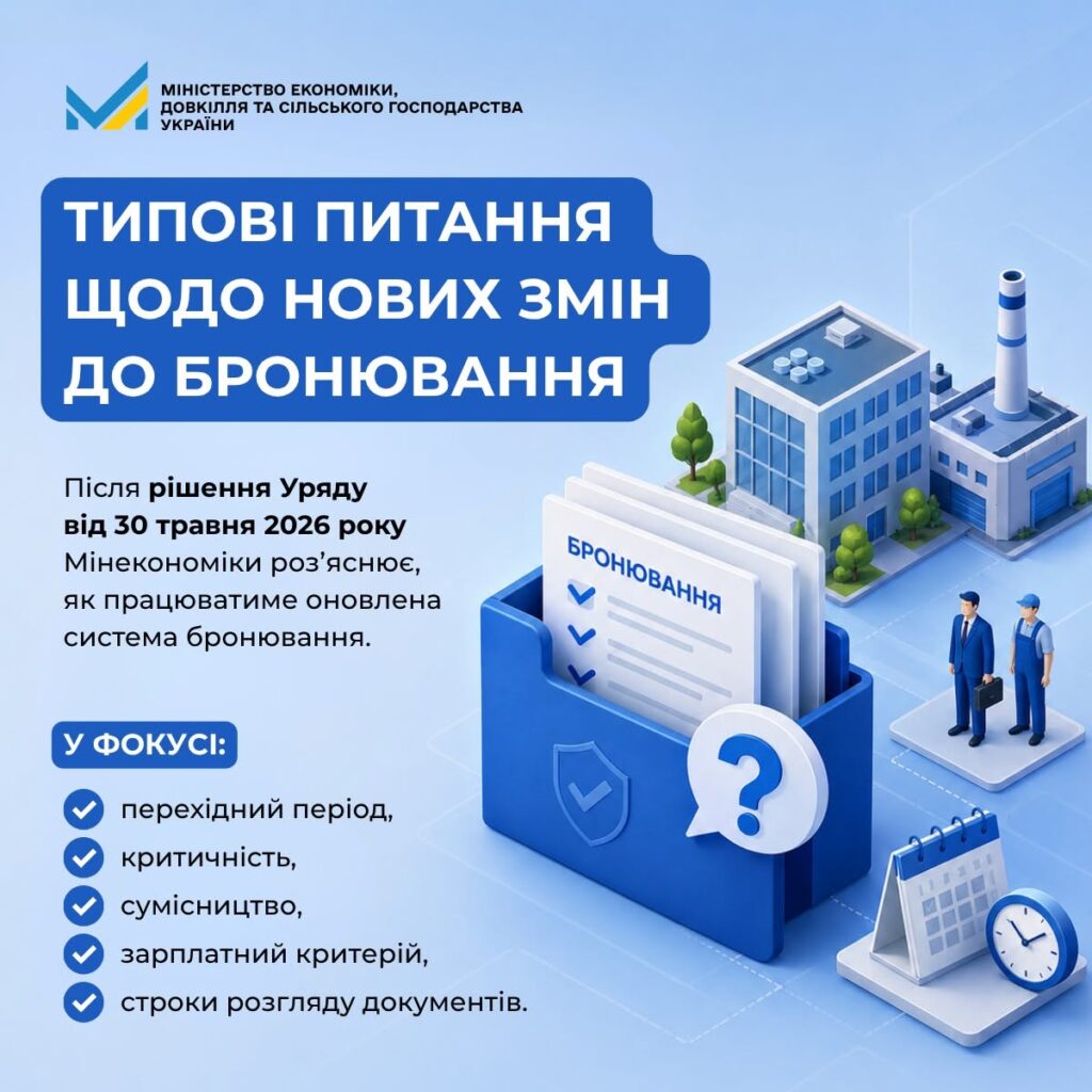 Критичність і бронювання: роз’яснення для бізнесу
