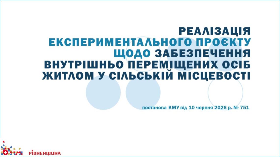 Підтримка ВПО: житло у сільських громадах